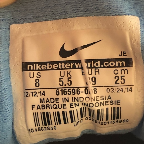 Nike Air Relentless 3 Gray Blue Running Shoes 8 - Picture 10 of 12